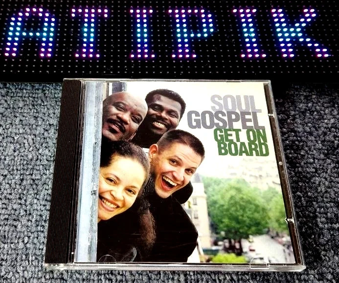 🎶 Cd Soul Gospel  - Get On Board - Quatuor Vocal Gospel Français Rare 🙌